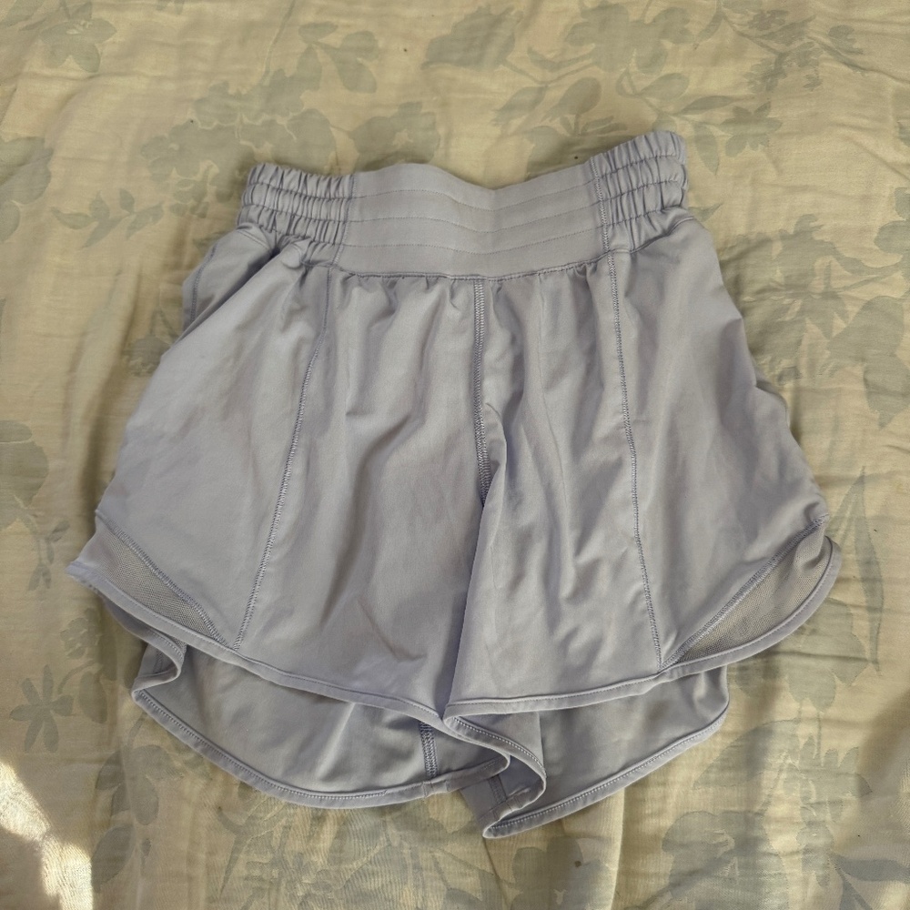 Lululemon Pastel Blue Hotty Hot Short